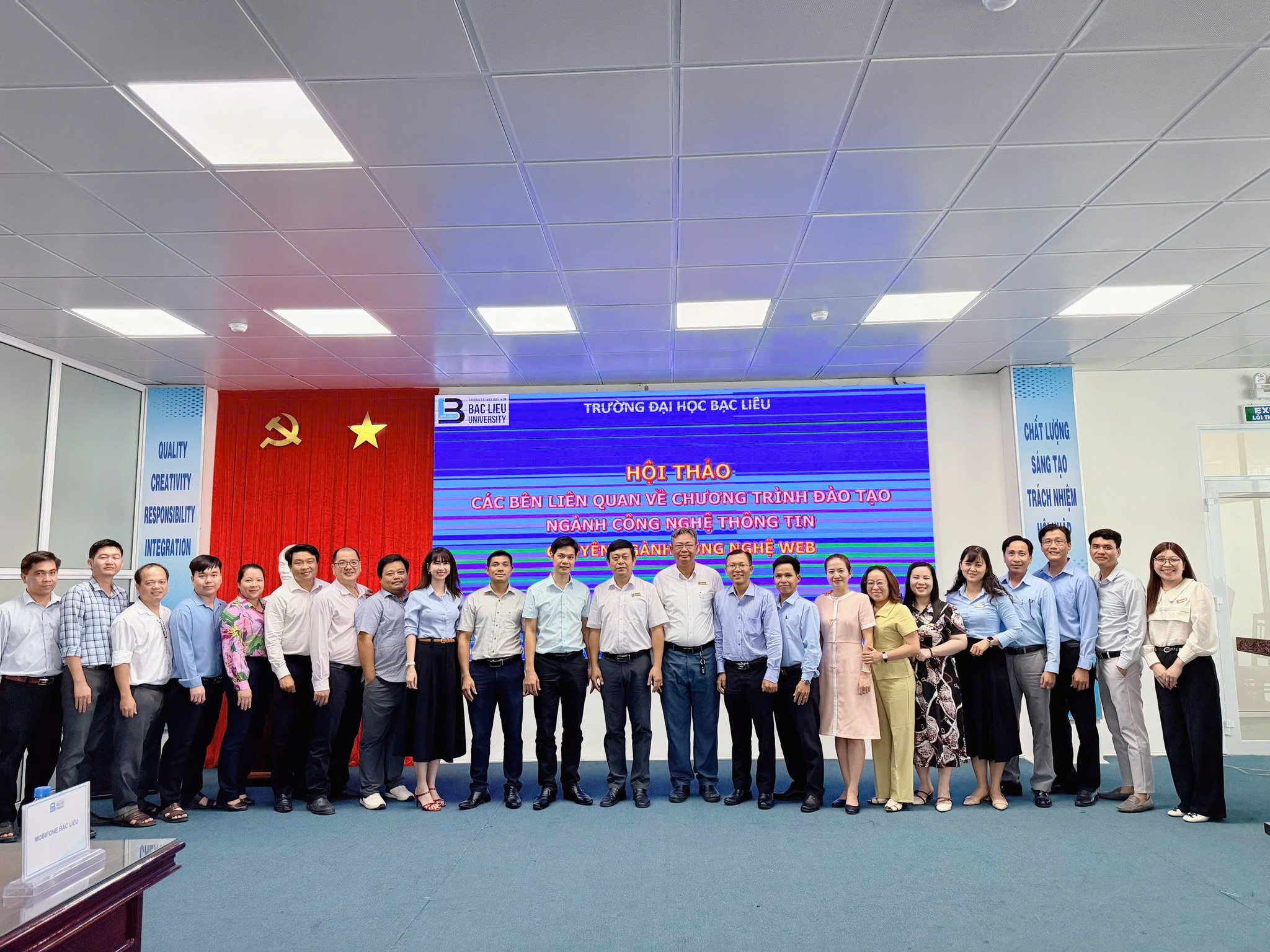 HỘI THẢO CÁC BÊN LIÊN QUAN VỀ CHƯƠNG TRÌNH ĐÀO TẠO CHUYÊN NGÀNH CÔNG NGHỆ WEB, TRÌNH ĐỘ ĐẠI HỌC